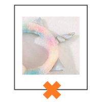 Oorwarmers unicorn regenboog pastel